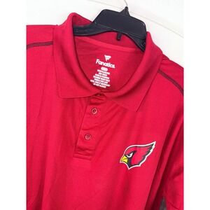 Fanatics Cardinals Polo Shirt Men's 2XLT NFL Football Team Apparel‎ Athleisure